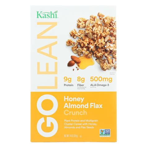 Case Of 12 Kashi Cereal Multigrain Golean Crunch Honey Almond Flax 14 Oz