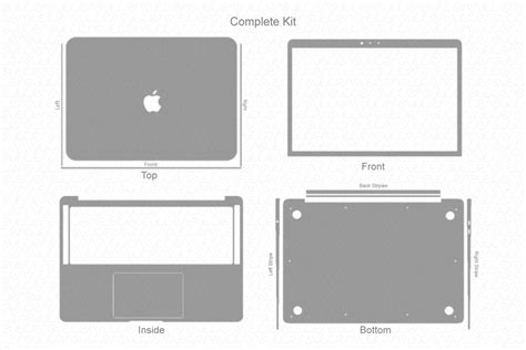 Macbook Skin Template Free