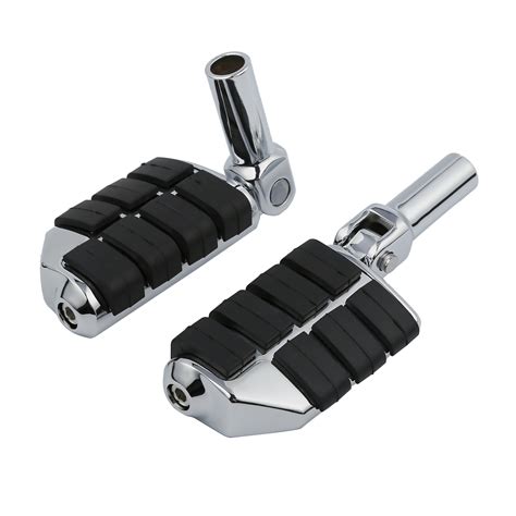 Tcmt Chrome Passenger Foot Pegs Footrest For Harley Davidson Softail