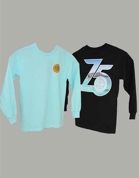 75th Anniv. Honolulu Long Sleeve T-shirts - Aloha Shoyu