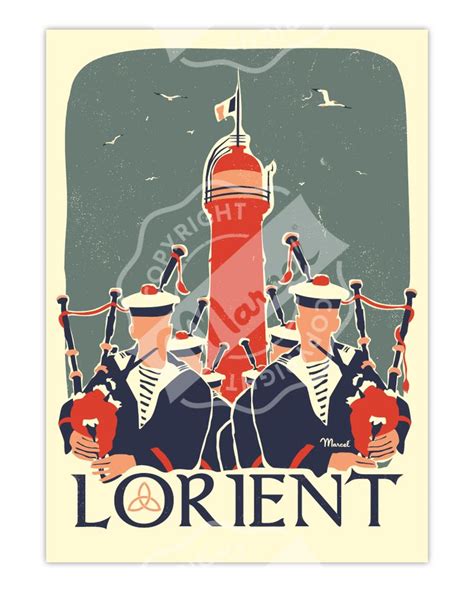 Affiche 50x70 Marcel Lorient Taille 30 X 40 Cm