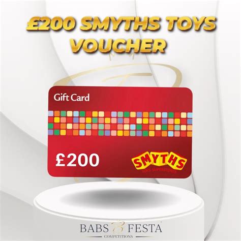 Smyths Toys Voucher Babs Festa