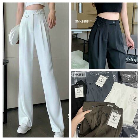 QUẦN ỐNG RỘNG CẠP CAO GEN BỤNG SIÊU HOT M020 Shopee Việt Nam