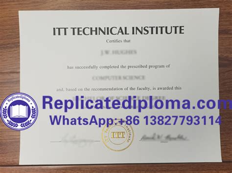 Why Do People Buy Fake ITT Technical Institute Diploma