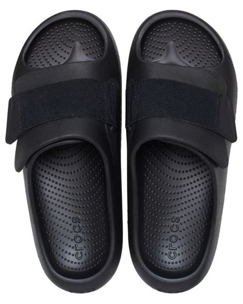 Crocs Mellow Luxe Recovery Slide In Black Lyst