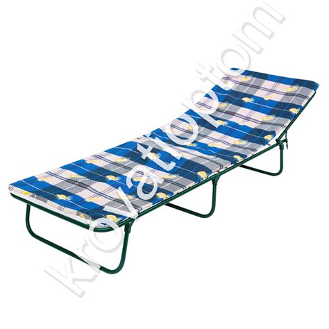 Раскладушка с матрасом до 150 кг - 88 фото