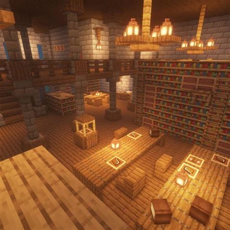 Minecraft Library Building