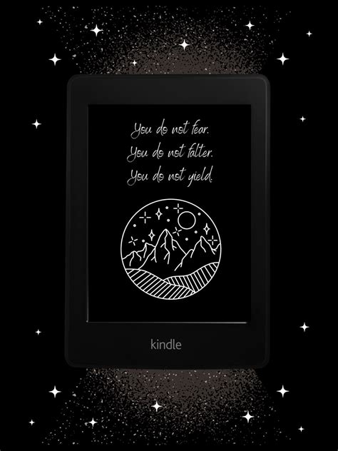 Acotar Kindle Lock Screen Quote Wallpaper Digital Download Etsy