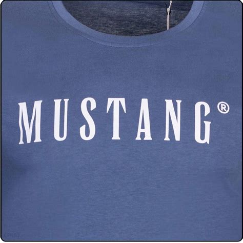 MUSTANG KOSZULKA MĘSKA T SHIRT MUSTANG LOUNGE SHIRT NIEBIESKA 4222 2100