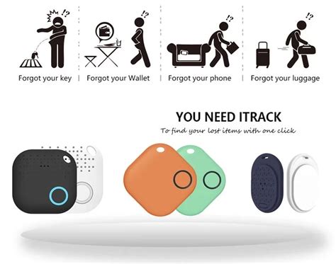 Mini Smart Tracker Gps Key Finder Wireless Tracker Ble Tile Key Chipolo