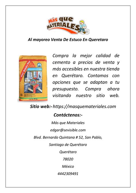 PPT Al Mayoreo Venta De Estuco En Queretaro PowerPoint Presentation