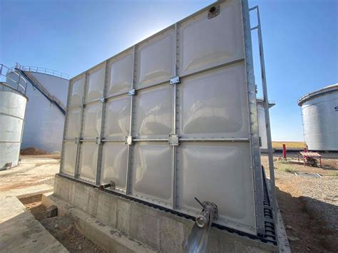 Grp Prismatic Modular Water Tank Adg Depo Water Storage And