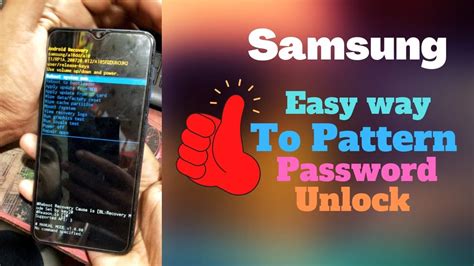 Forgot Samsung Lock Screen Password How To Unlock Phone Pattern Lock