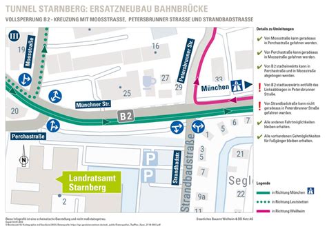 B2 Sperrung in Starnberg Linderung für den Ausnahmezustand