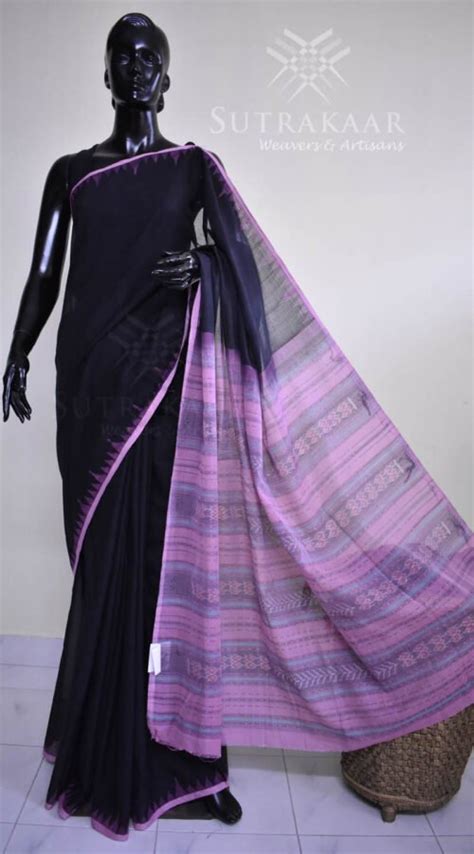 Pink Phoda Kumbha Saree Sutrakaar Celebrating Handloom Sarees