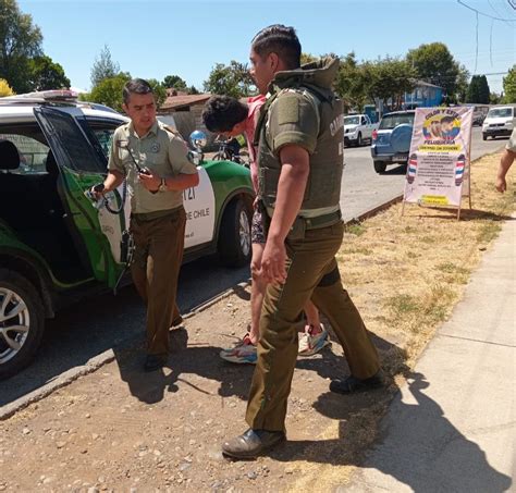 Carabineros Detiene A Sujeto Con Reiteraciones Y Que Manten A