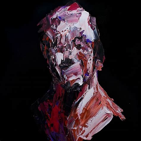 Large Scale Abstracts And Striking Monochromatic Portraits By Sean