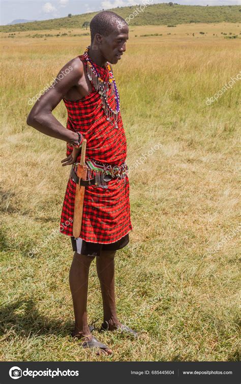 Masai Mara Kenya February 2020 Masai Tribe Member Masai Mara — Stock Editorial Photo © mathes ...