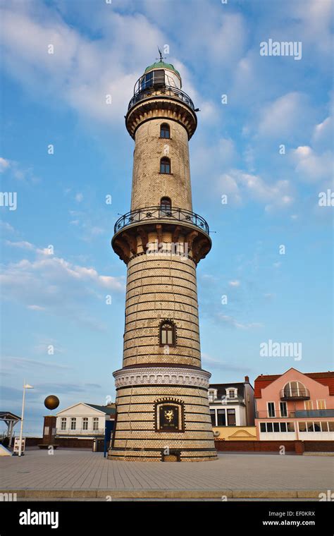 Warnemunde lighthouse hi-res stock photography and images - Alamy