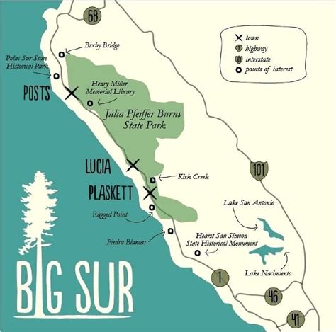 Comprehensive Guide To Massey Big Sur Park Map A Nature Lovers Paradise