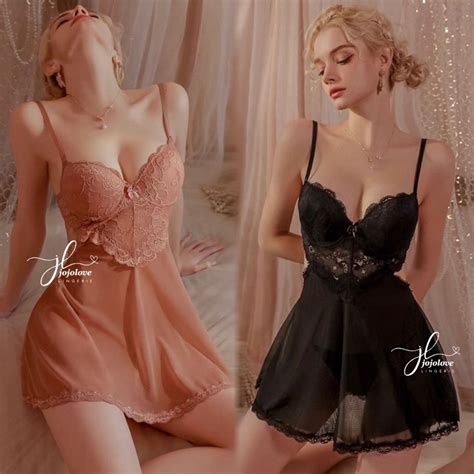 Jual Jojolovers 356 Sexy Lingerie Dress Push Up Bra Nilon Shopee