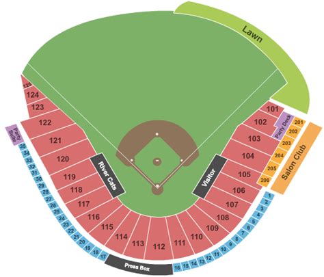 El Paso Chihuahuas Stadium Seating Map