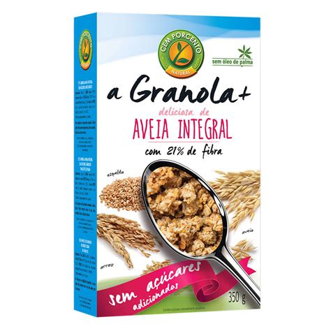 Granola Aveia Integral Sem A Car Emb Gr Cem Porcento Continente