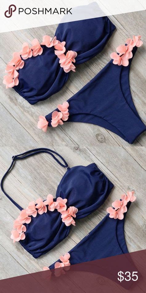 Rose Bud Bikini Set NWT Bikinis