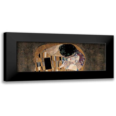 Klimt Gustav 24x11 Black Modern Framed Museum Art Print Titled Il