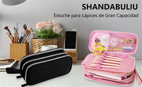 Estuche Para Lapices De Gran Capacidad Shandabuliu Estuche Lapicera