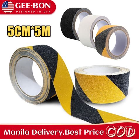 GEEBON 5m Safe Anti Slip Stairs Tapes Harmless PEVA Rubber DIY Bathroom