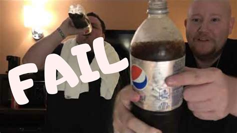 Diet Pepsi Chug Challenge Fail Youtube