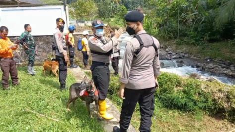 Tim Sar Kerahkan Anjing Pelacak Cari Wisatawan Yang Hanyut Di Kawasan