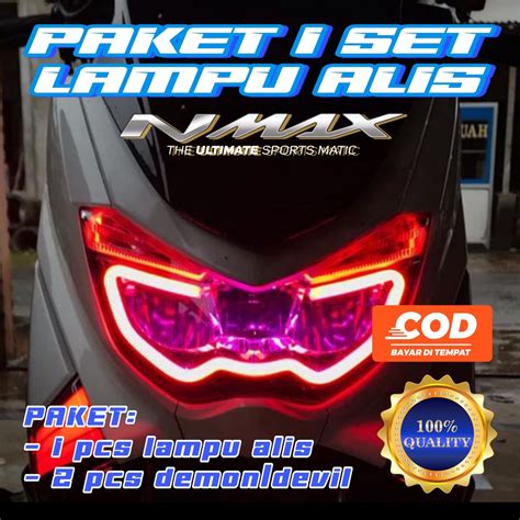 Jual Lampu Alis Nmax Old Drl Bonus Devil Paket Gratis Demon Devil