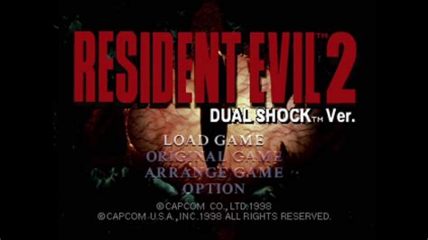 Resident Evil 2 Dual Shock Version Ps1 Leon B No Commentary Youtube