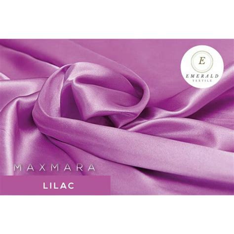 Jual Setengah Meter Kain Satin Charmuse Maxmara Silk Premium Lilac