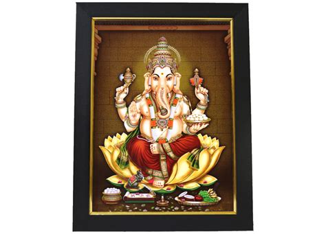 God Ganesha Photo Frame 101 Temples