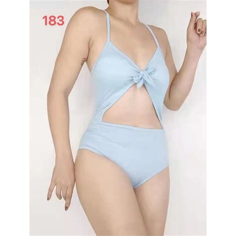 ON HAND Boho Summer Beach One Piece Swimsuit Bikini BVQ Shopee Philippines