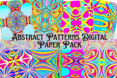 Abstract Patterns Digital Paper Pack Graphic by Jada Boutique Design ...