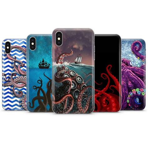 Octopus Tentacles Phone Case Marine World Kraken Cover For Etsy