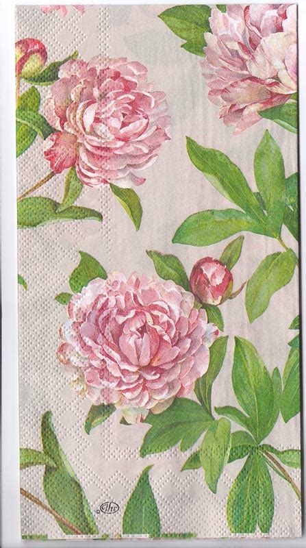 Decoupage Napkins Of More Peonies