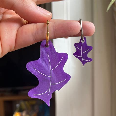 Mini Oak Leaf Dangles Pre Order Happy Stuff Studio