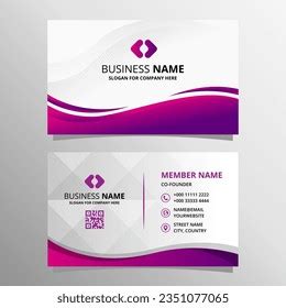 121,900 Purple Business Card Elegant Business Card Images, Stock Photos, 3D objects, & Vectors ...