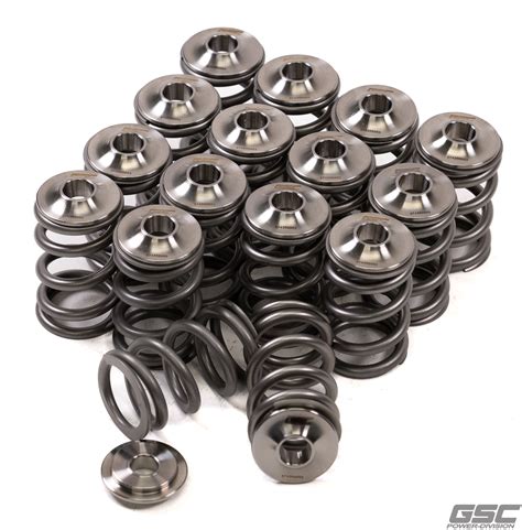 GSC Power Division Single Valve Spring And Titanium Retainer Kit For