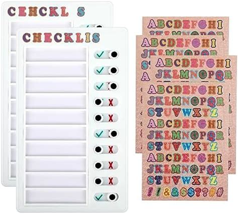 2 Stück to do liste kinder Checklist Board checkliste kinder