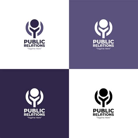 Premium Vector Public Relations Firm Logo Collection