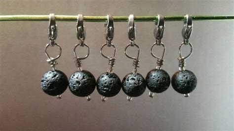 Essential Oil Lava Rock Diffuser Charms Set Of 6 Etsy Essential