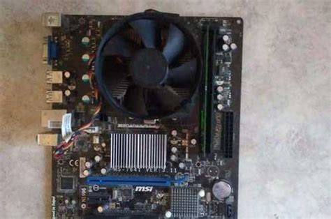 Материнская плата с процессором amd athlon x2 215 | Festima.Ru ...