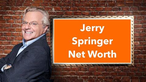 Jerry Springer Net Worth, Wife, Age & Children - NAYAG News