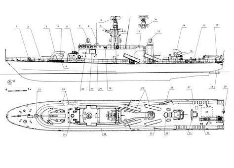 Göteborg class corvette Gävle K22 Blueprint Download free blueprint